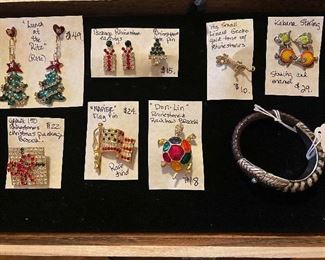 Vintage Rhinestone - "Lunch at the Ritz" earrings.