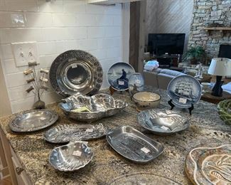 Wilton pewter and Arthur Court