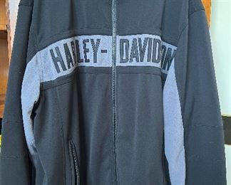 Harley Davidson polar fleece zip up jacket