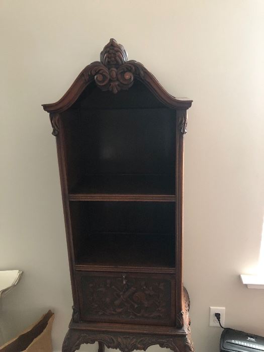 UNUSUAL ANTIQUE SECRETARY/MUSIC CABINET.  EARLY SALE. $520. 919-417-1950 FOR APPOINTMENT.