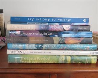 QUITE A FEW ART BOOKS.