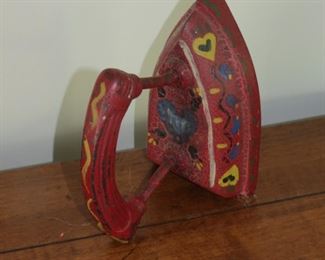 ANTIQUE PAINTED IRON.