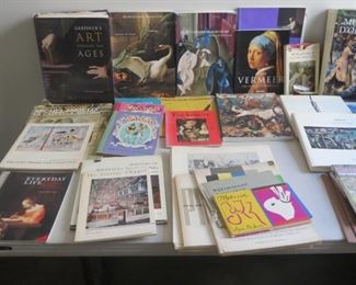 LOTS OF NICE ART BOOKS.