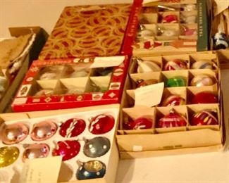 Vintage Christmas ornaments