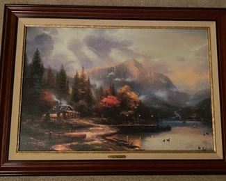 Thomas Kinkead with certificate