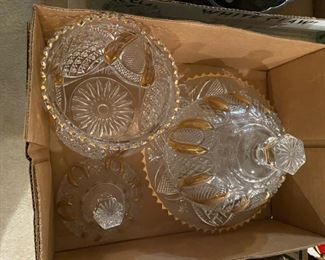 Beautiful vintage glassware