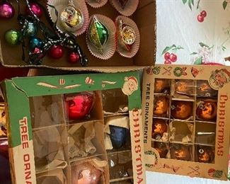 Vintage Christmas ornaments