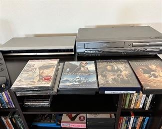 Sony CD/DVD Player, Magnavox DVD/VCR,