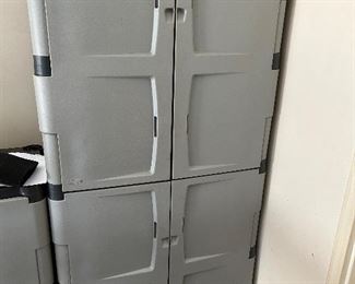Rubbermaid double door cabinets,