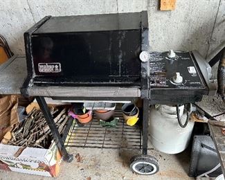 BBQ gas grill,