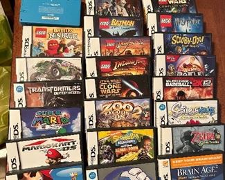Nintendo games with player on top of page