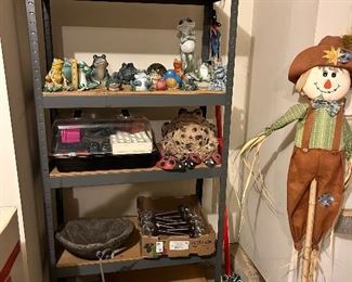 lots of yard art from frogs & toads to lilly pads to scare crows to lots of other cool stuff...