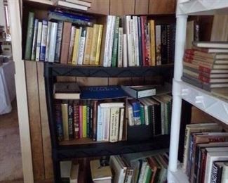 cookbooks, bibles & fiction
