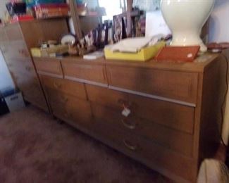 vintage, mid century, purchased in 1959 dresser w/mirror