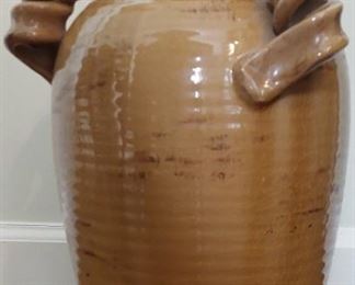 Unique twisted handle, pottery jug