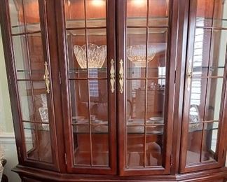 Thomasville, lighted China cabinet