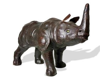 Vintage Omersa style leather Rhino