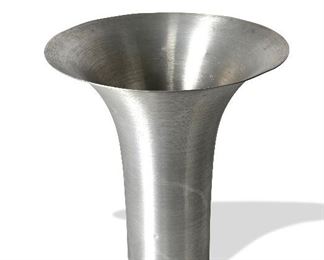 Russel Wright spun aluminum vase