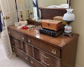 MCM dresser and mirror