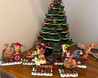 vintage ceramic tree