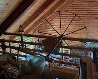 Old spinning wheel