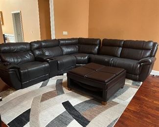 Another view leather motorized sofas