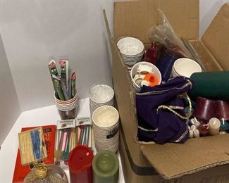 Miscellaneous Box Of Bar And Home Decor Items