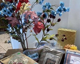 Needlepoint Kits, Bolted Fabric, Remnants