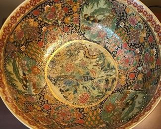 Hand Painted Royal Satsuma Chinese Bowl 