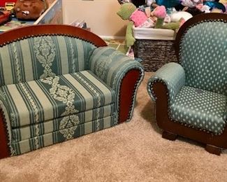 Vintage Victorian Style Doll Furniture 