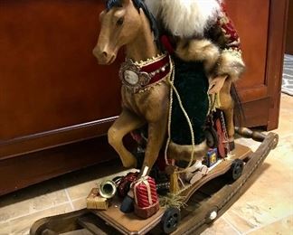 Santa Rocking Horse 