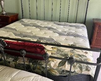 King size mattress, head and foot board