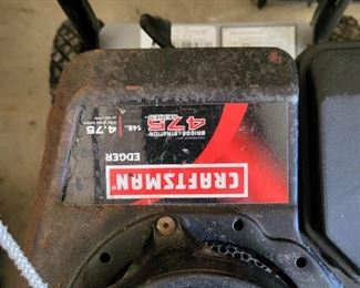 CRAFTSMAN GAS EDGER