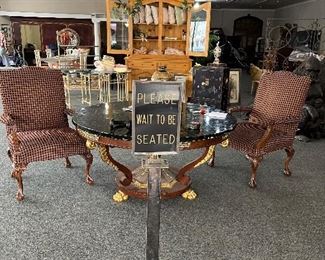 Original “wait to be seated”sign of Smith and Welton’s tea room! 