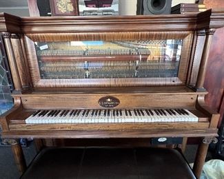 Antique player piano.