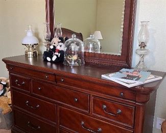 Dresser and mirror by Legacy Classic Furniture