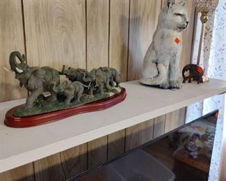 Lots of knick knacks and decorative items