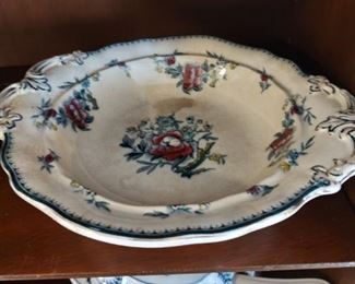 Burleigh pottery serving bowl from Burslem England