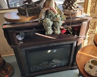 The smallest of the 3 electric fireplaces