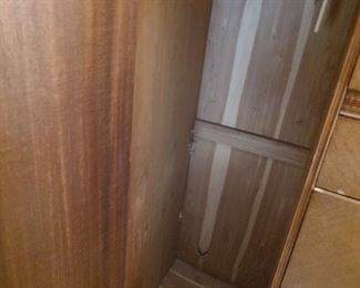 Cedar lined wardrobe