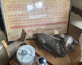 1870 SAMPLER! 150 YEARS OLD!