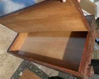 ANTIQUE UNDER BED STORAGE DRAWER!