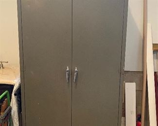 TALL METAL STORAGE CABINET