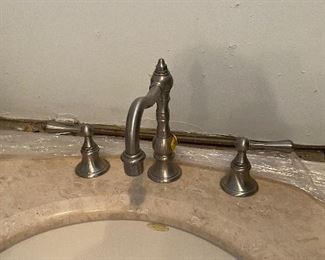 NEW VANITY W/COUNTERTOP AND FAUCETS