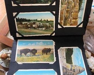 POSTCARD ALBUM OF UNITED STATES TRAVELS