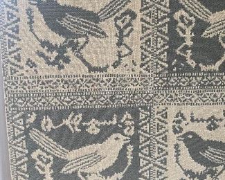 2 FABRIC BIRD SCREENS BY ETHAN ALLEN, ENJOY OR RECOVER!