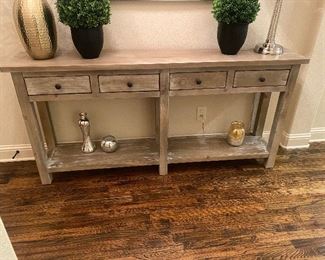 Nice narrow entry sofa table