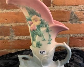 Hull pottery Wildflower cornucopia 