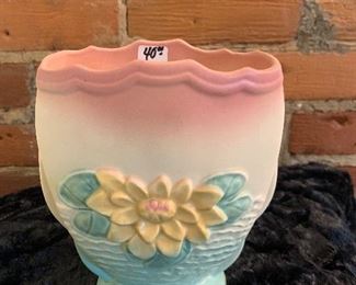 Hull pottery Wildflower magnolia flower vase 