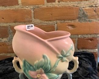 Hull pottery wildflower double handle vase